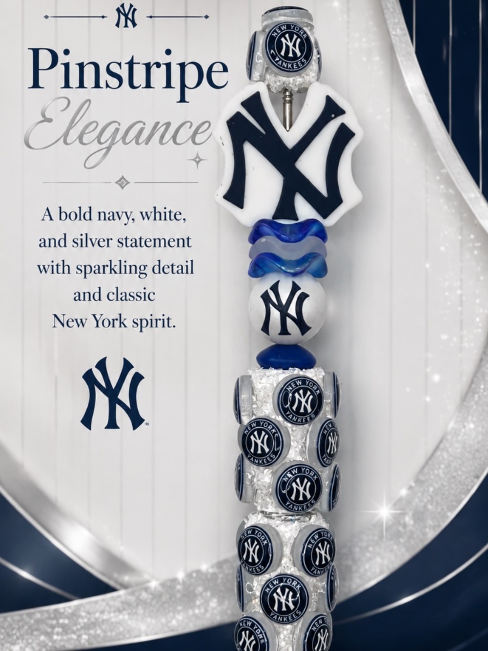 Pinstripe Elegance Pen